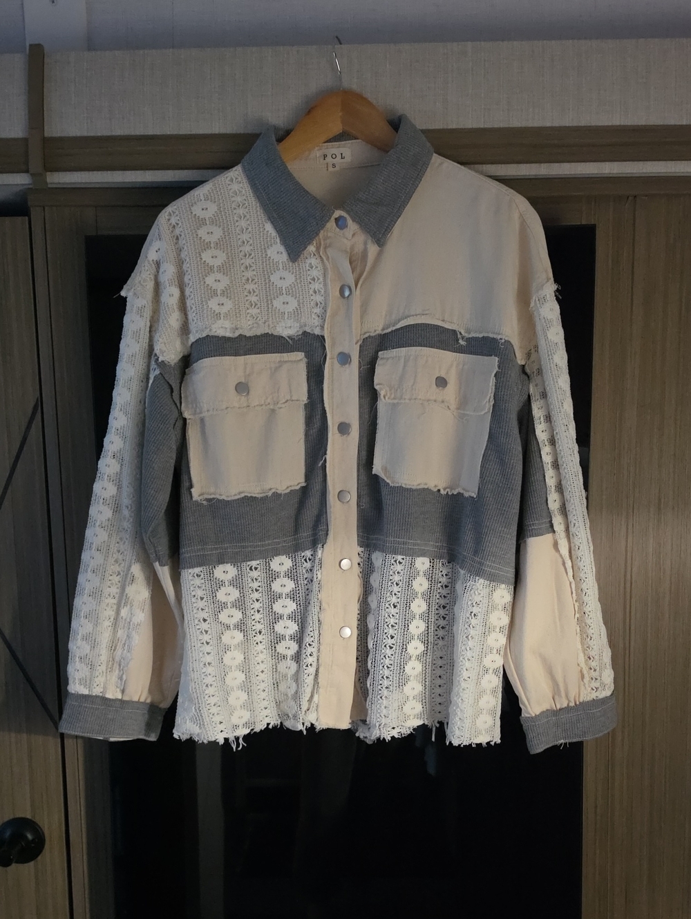 NWOT) BUTTON UP JACKET", BY "POL"
